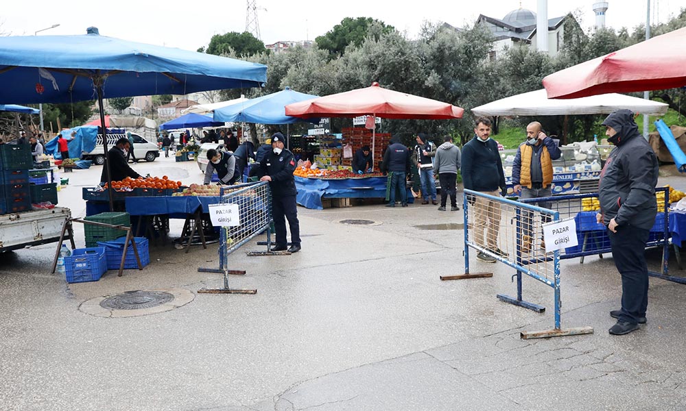 Mudanya’da pazar denetimleri sürüyor
