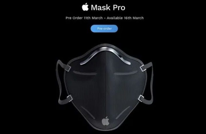 Apple Maske üretimi için düğmeye bastı