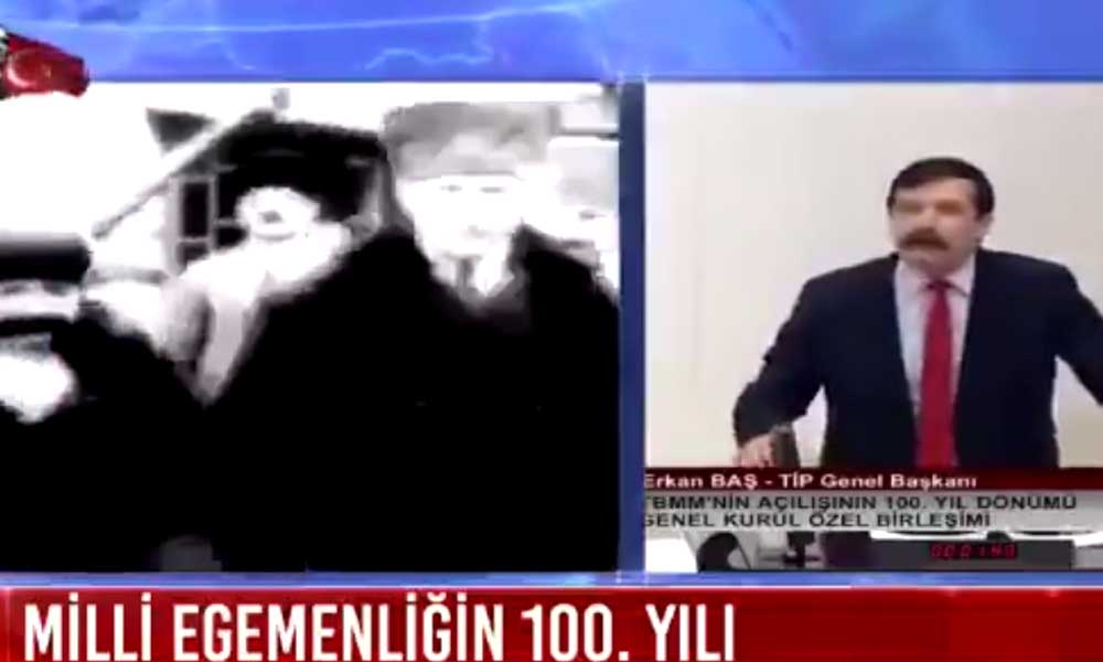 Yandaş medya Erdoğan’ı eleştiren Erkan Baş’ın konuşmasını kesti