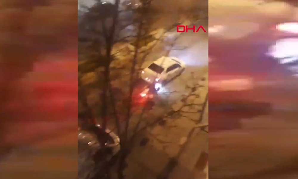 İstanbul’da akıl almaz görüntüler! Tartıştığı kuryeyi trafikte metrelerce sürükledi