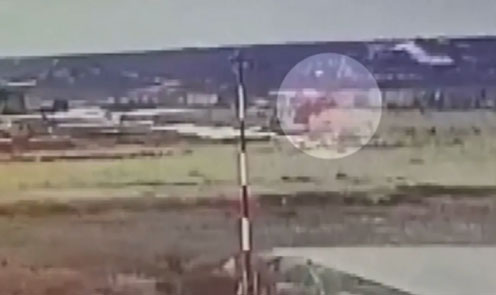 Rusya’da askeri helikopterin düştüğü anlar kameralarda