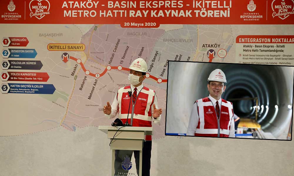 Ekrem İmamoğlu’ndan Erdoğan’a cevap gibi proje… Yeni metro için tarih verdi
