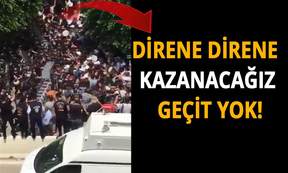 Adana’da avukatlar polis ablukasını kırdı