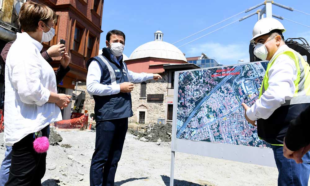 Beşiktaş Belediyesi’nin yürüttüğü altyapı çalışmaları sel vurgunlarını engelledi