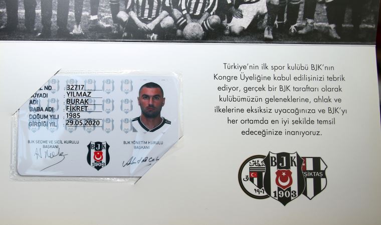 Burak Yılmaz, Beşiktaş’ın kongre üyesi oldu