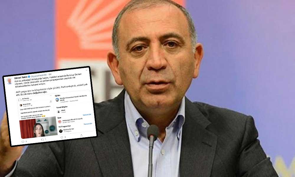 Hakim CHP’li vekile sosyal medyada hakaret etti