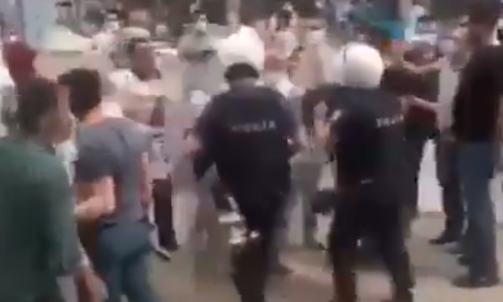 Polis HDP’li milletvekilinin yüzüne gaz sıktı!