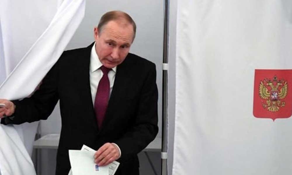 Tepki çeken referandum başladı… ‘Sonsuza kadar Putin’