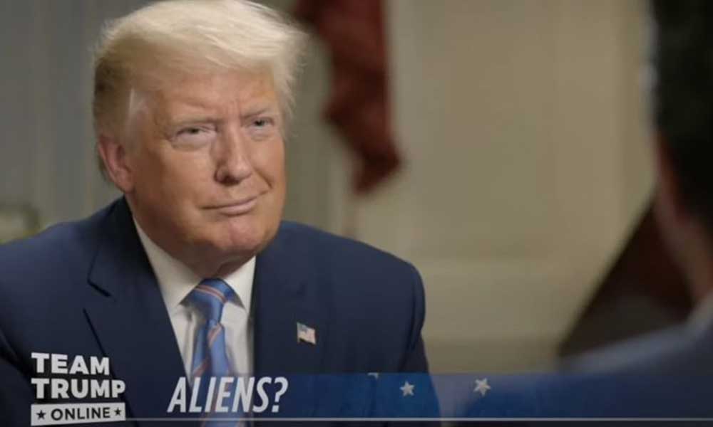 Trump şimdide uzaylılara sardı: Çok ilginç bilgilerim var
