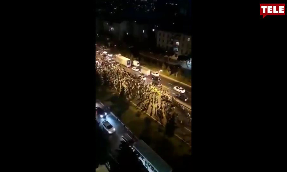 Azerbaycan halkı sokaklara döküldü!