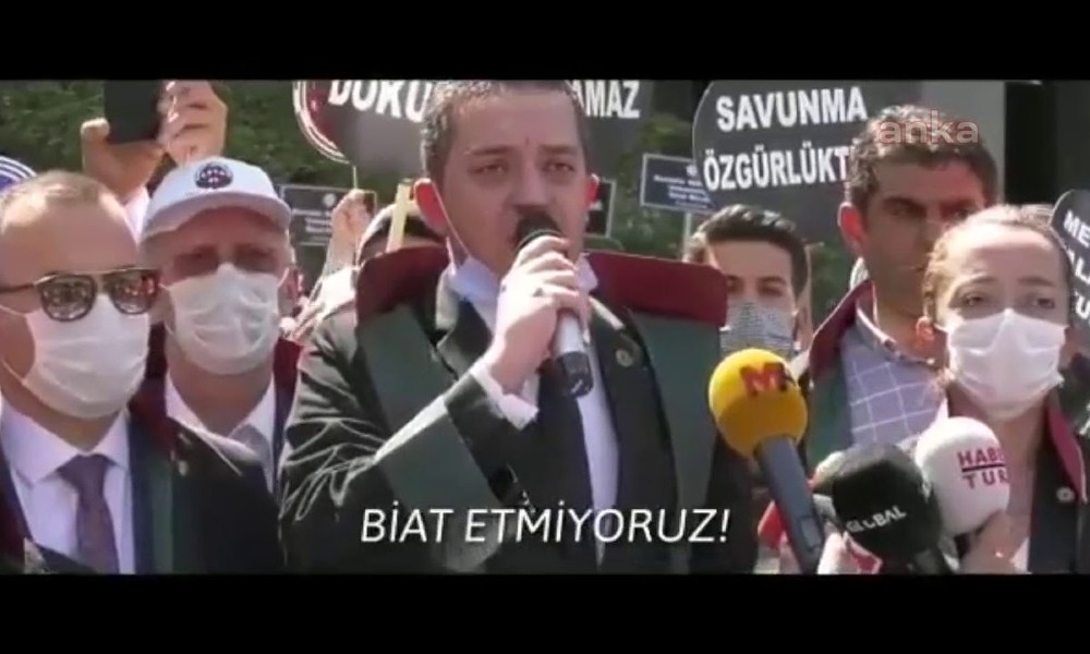 Ankara Barosu Başkanı Sağkan: Susmuyoruz, korkmuyoruz, biat etmiyoruz