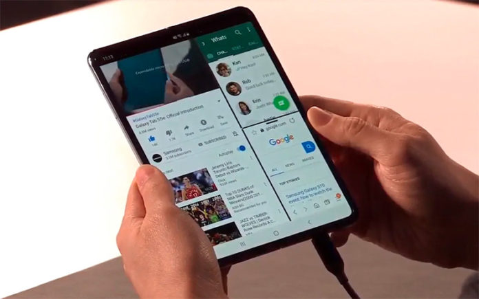 Samsung Galaxy Z Fold 2 canlı olarak ortaya çıktı