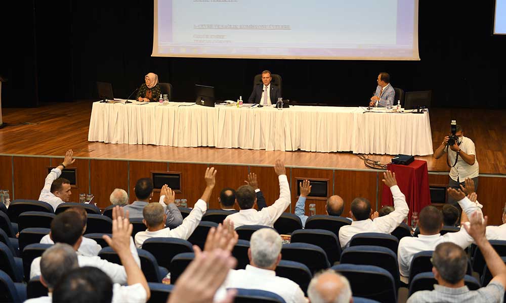 Mersin Büyükşehir Belediyesi Temmuz ayı meclis toplantısı ikinci birleşimi yapıldı