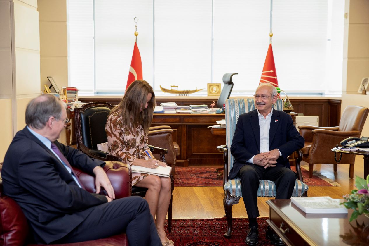 Kılıçdaroğlu, AB Türkiye Delegasyonu Başkanı Berger’i kabul etti