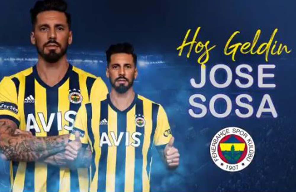 Sözleşme imzalandı! Jose Sosa Fenerbahçe’de
