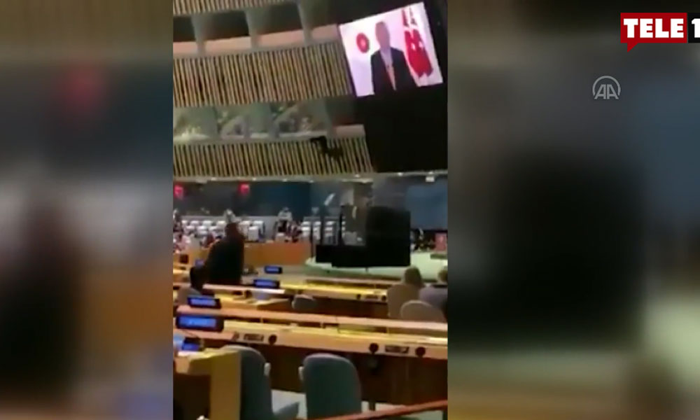 BM’de Erdoğan konuşurken çıkan İsrailli diplomattan açıklama