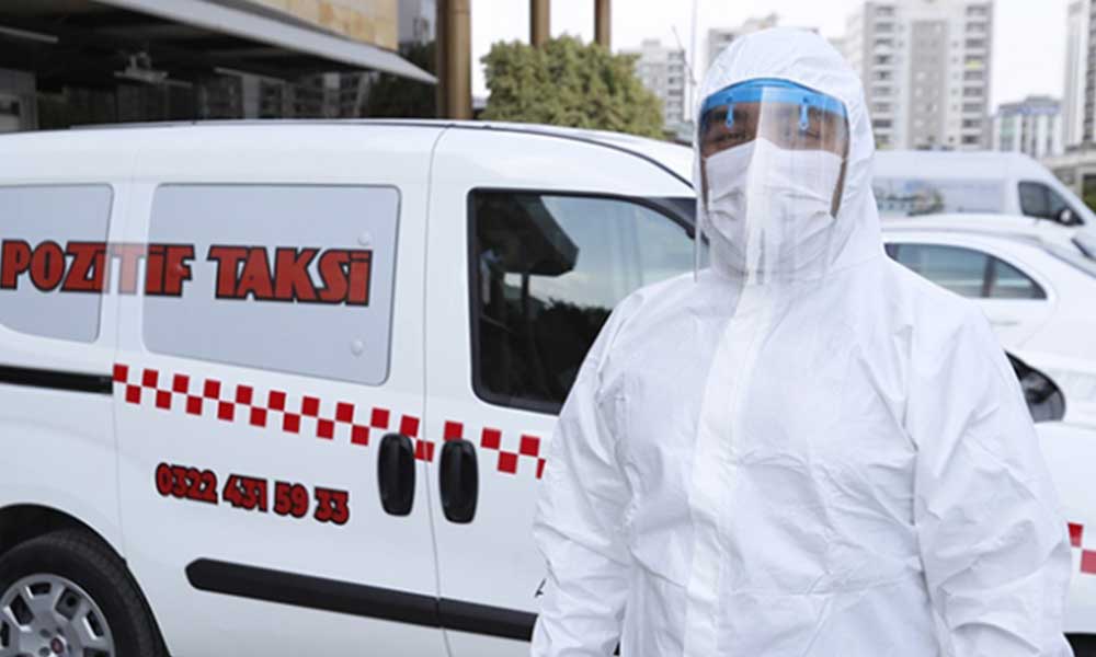 Adana’da koronavirüs hastalarına özel ‘pozitif taksi’