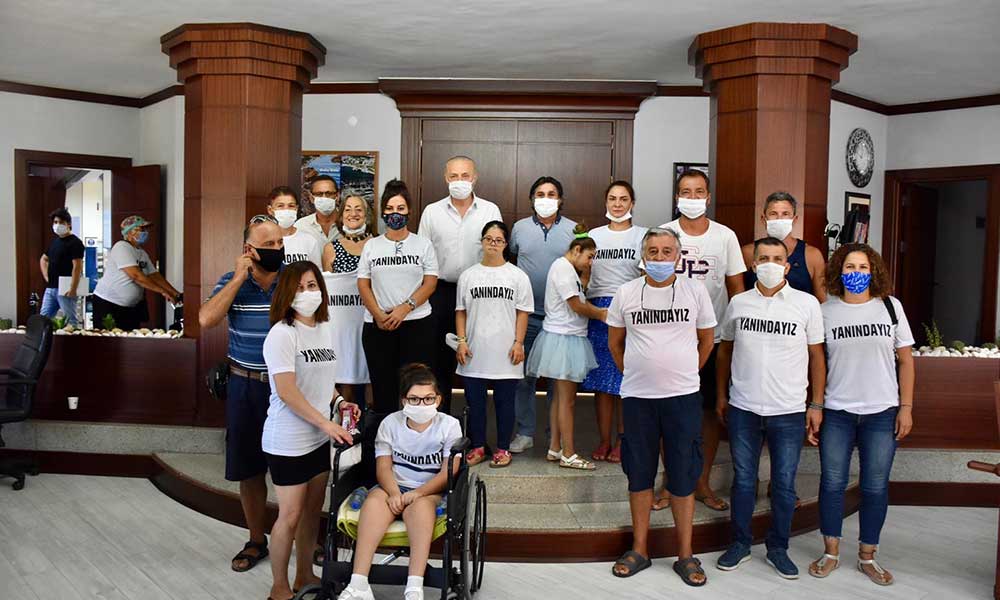 Engelliler derneğinden Başkan Atabay’a destek ziyareti