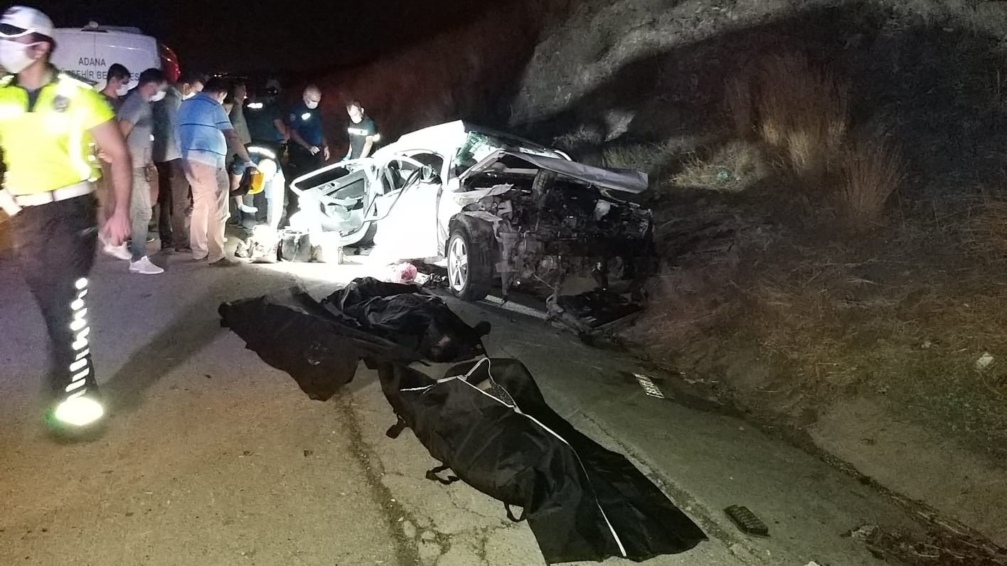 Adana’da trafik kazası: 4 kişi hayatını kaybetti
