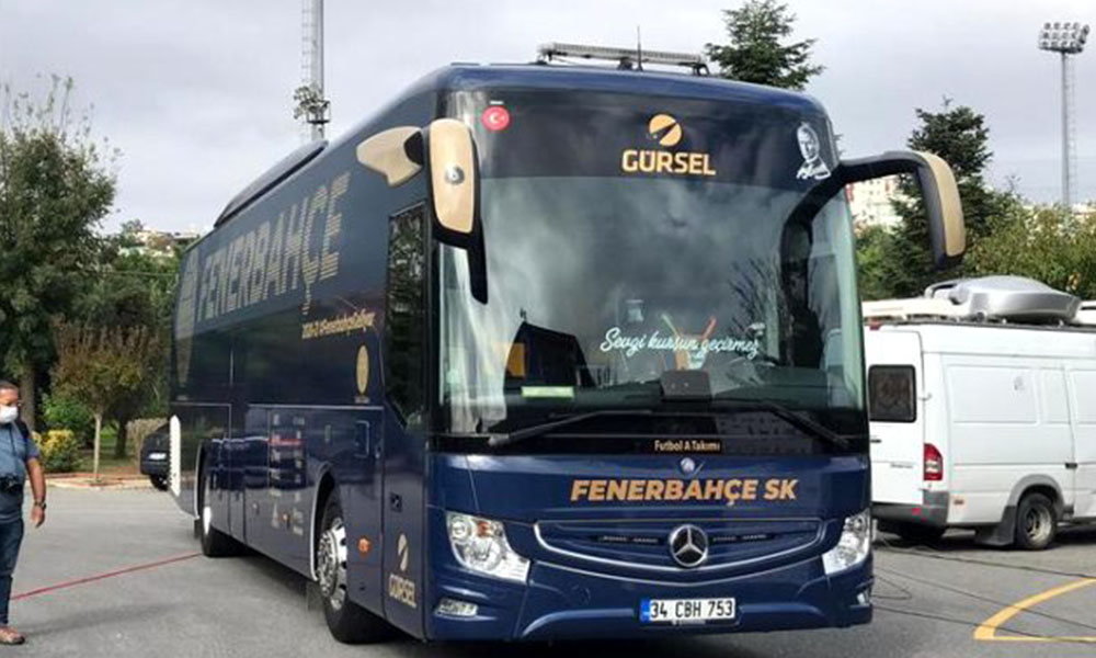 Fenerbahçe’nin yeni takım otobüsündeki dikkat çeken detay
