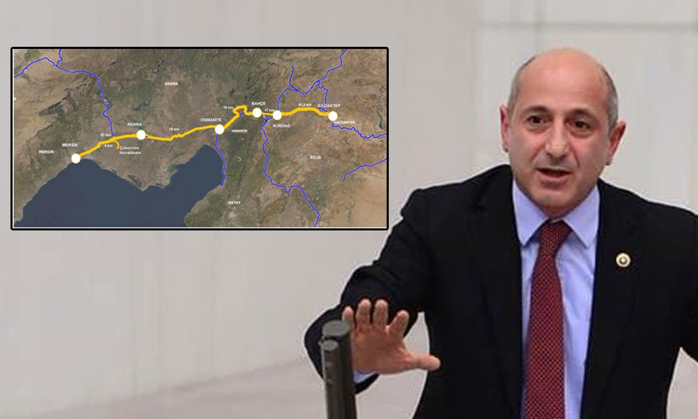 CHP’li Öztunç: Haritaya göre hızlı tren Kahramanmaraş’tan geçmiyor ama AKP’li vekiller…