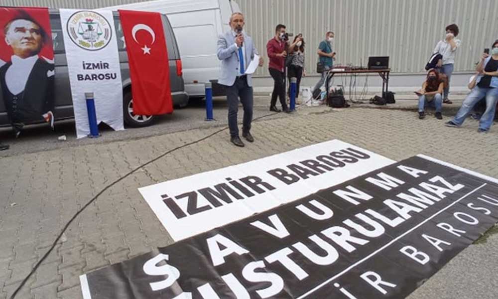 İzmir Barosu Başkanı Yücel: ‘Hukukun çivisi çıktı’