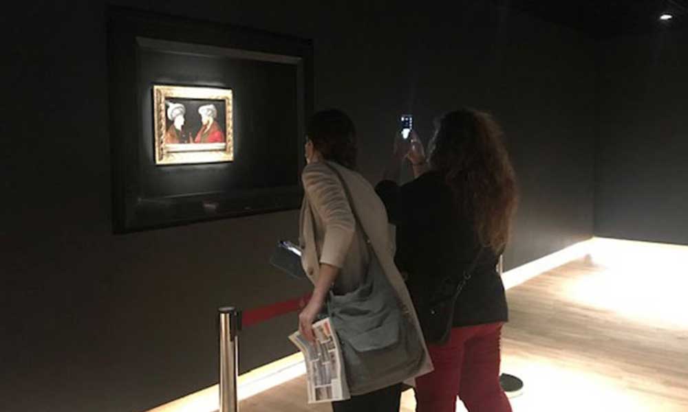 Dünyada sadece üç tane var! Fatih Sultan Mehmet tablosu ziyarete açıldı