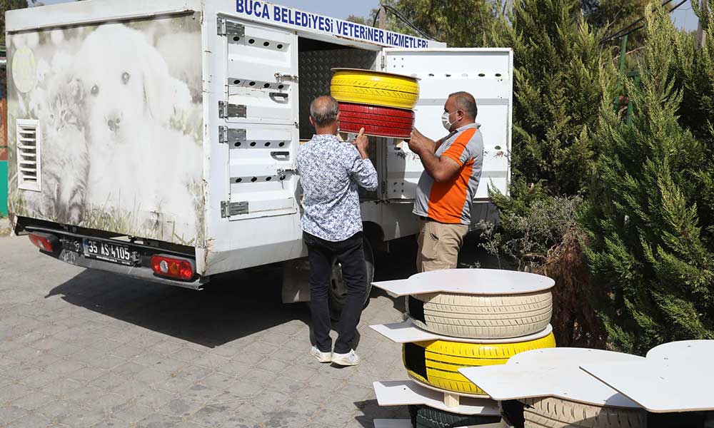 Buca Belediyesi’nden can dostlar için kışa hazırlık