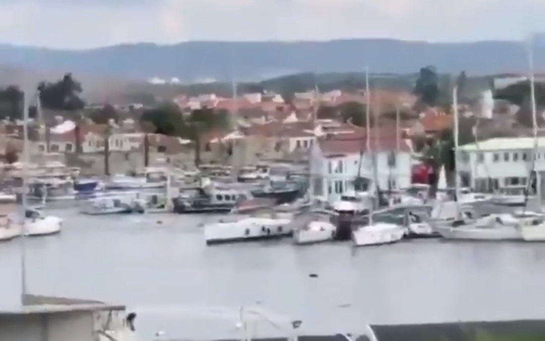 Depremin vurduğu İzmir’de Sel! Uzmanlardan tsunami uyarısı