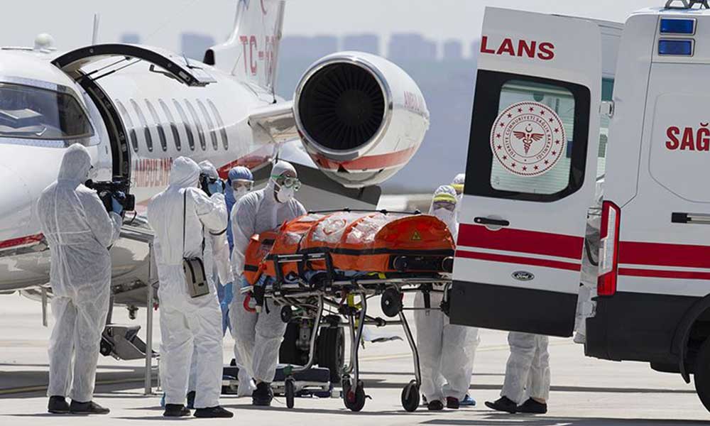 Koronavirüs hastalarının ambulans uçakla taşınması yasaklandı