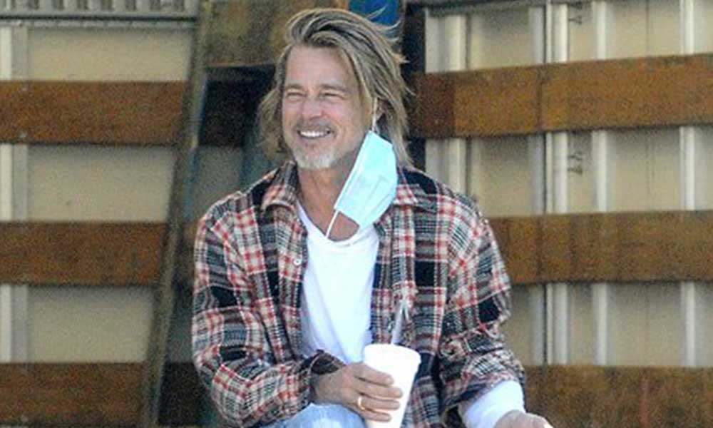 Ünlü oyuncu Brad Pitt, ihtiyaç sahiplerine yiyecek dağıtmak için gönüllü oldu