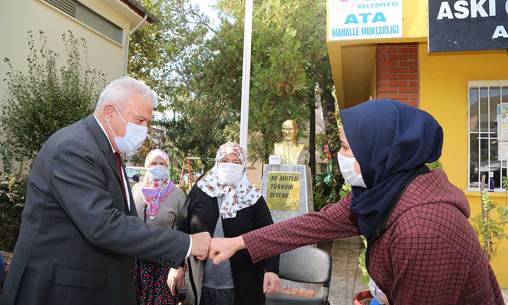 Başkan Atay lokma hayrına katıldı