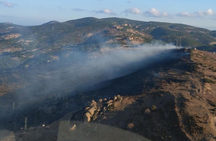 İzmir’de orman yangını