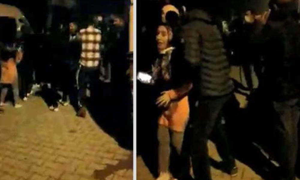 Şüpheliyi vermek istemeyen yakınları ile polis arasında arbede: 2 polis yaralı, 9 gözaltı