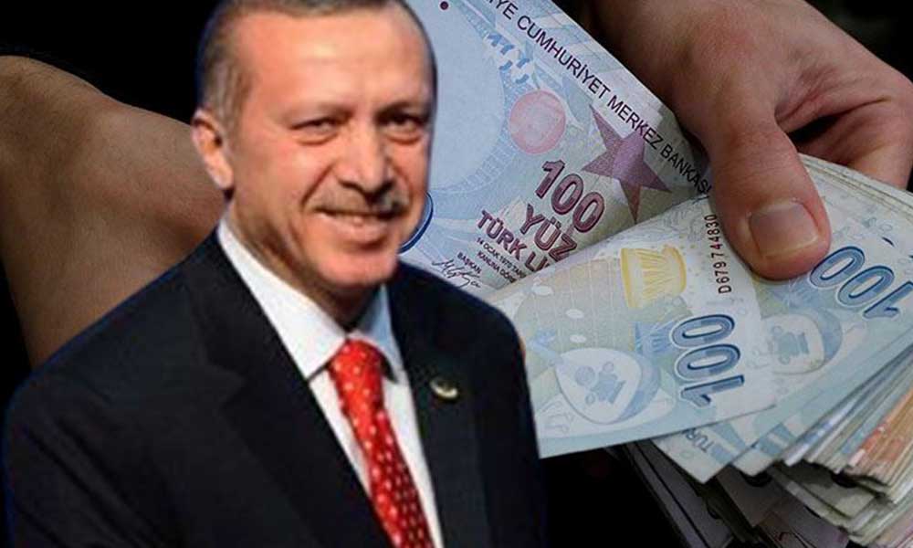Erdoğan 1 ayda 31 asgari ücret alacak