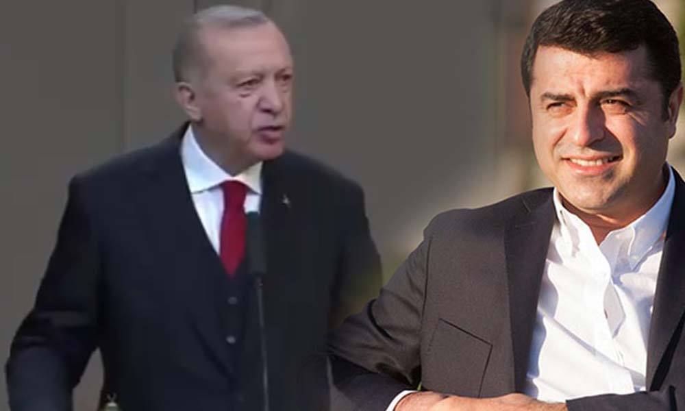 Erdoğan: Selahattin Demirtaş gibi teröristin, varsa sözde hakkını koruyacak değiliz
