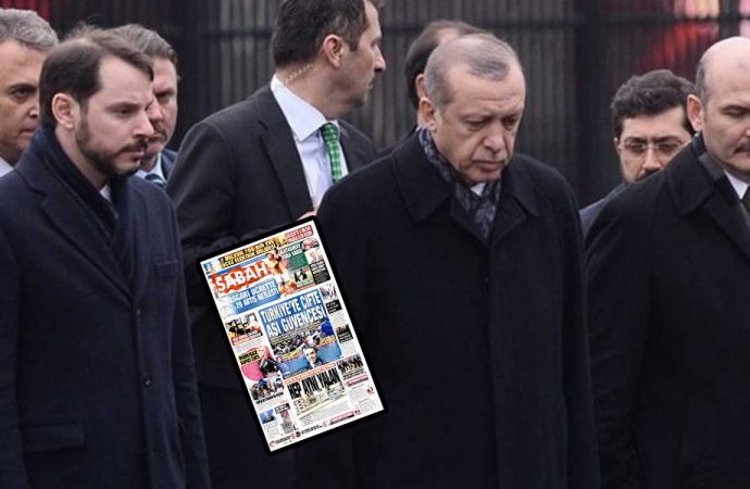 Bir ilk yaşandı… Albayrak’ın gazetesinde dikkat çeken Erdoğan detayı
