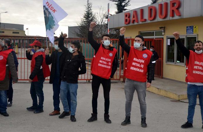 Baldur’da grev: Gözaltına alınan 5 kişi serbest bırakıldı