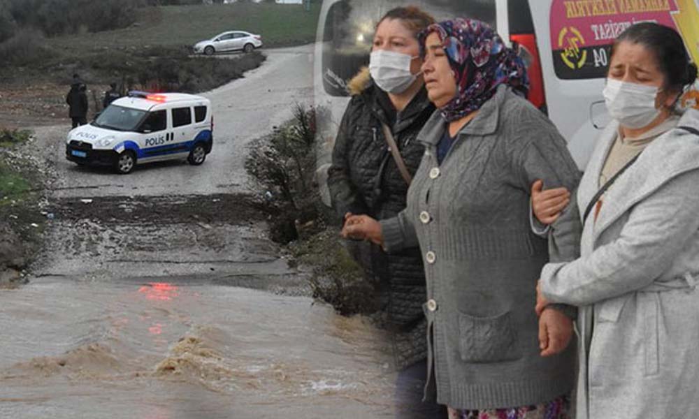 İzmir’de araç, sele kapıldı: İki kişi hayatını kaybetti