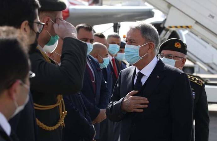 Milli Savunma Bakanı Akar, Irak’a gitti