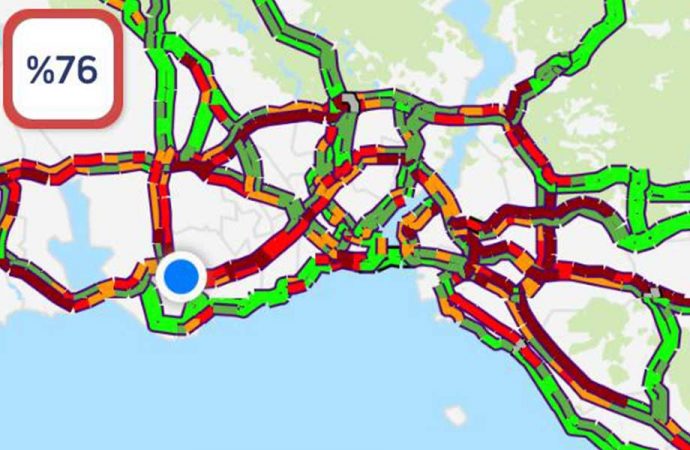 İstanbul’da yoğun trafik… Yüzde 80’e yaklaştı
