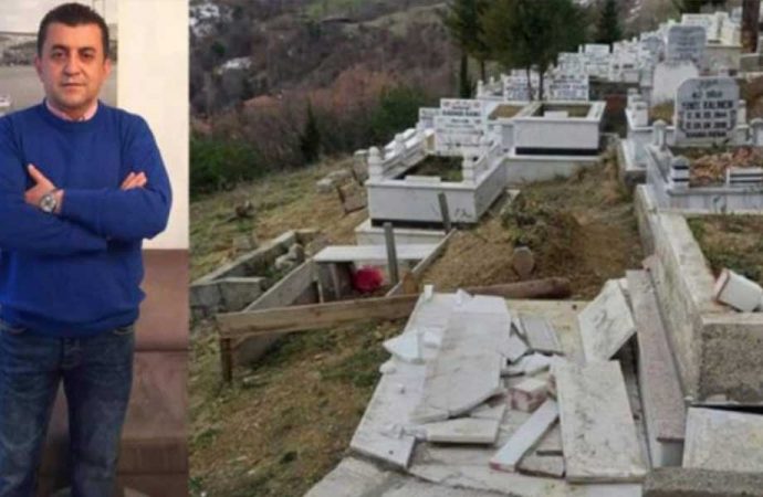 Yaptığı haberler nedeniyle annesinin mezarı parçalandı