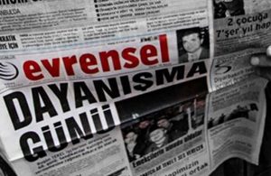 Evrensel gazetesine 3 gün ilan kesme cezası