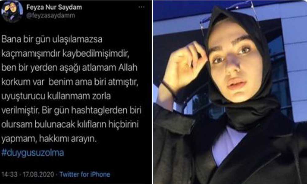Sosyal medya hesabından ‘olacakları’ yazıp ‘hakkımı  arayın’ demişti: 17 yaşındaki Feyza Nur Saydam hayatını kaybetti!