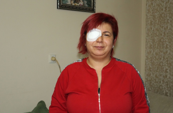 Alerji testi yapılmadan serum yüzünden gözünü kaybetti