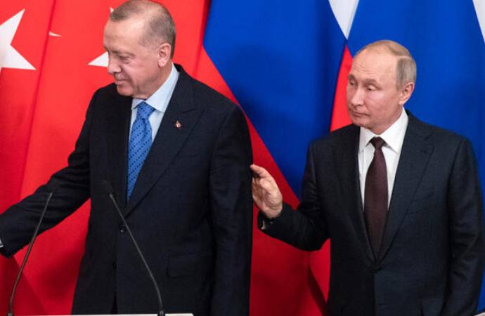 AKP’li Cumhurbaşkanı Erdoğan ile Putin telefonda görüştü