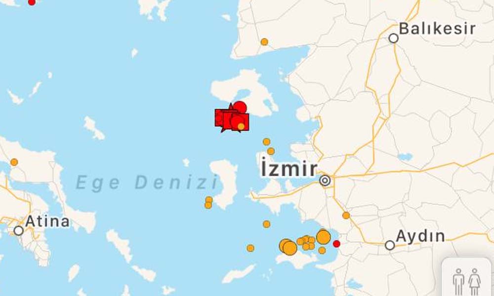 Ege beşik gibi sallanıyor… İzmir’de 4.8 büyüklüğünde bir deprem daha meydana geldi!