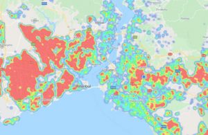 İstanbul’un ilçe ilçe koronavirüs haritası