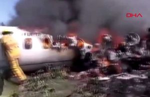 Meksika’da uçak düştü: 6 asker hayatını kaybetti