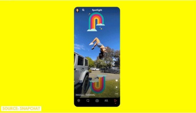 Snapchat Spotlight özelliği büyük ses getirdi